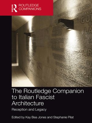 cover image of The Routledge Companion to Italian Fascist Architecture